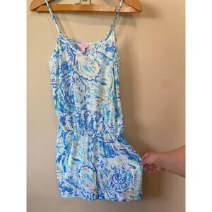 Lilly Pulitzer Deanna romper salty seas M